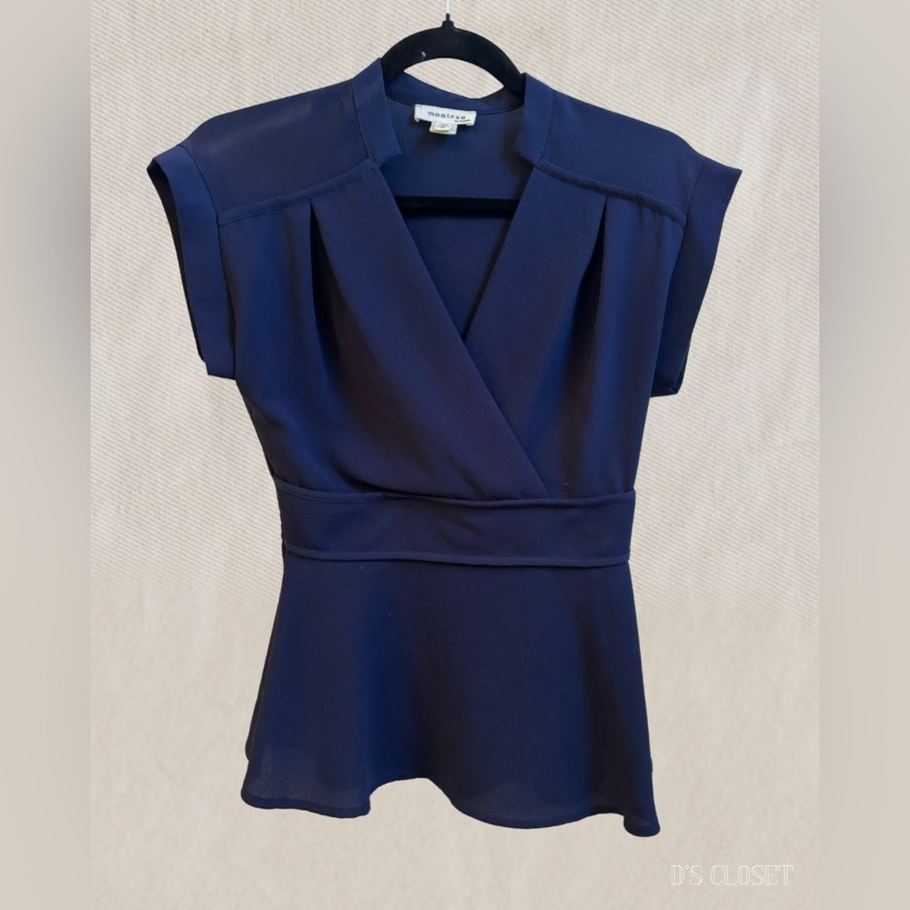 Deep Blue Blouse